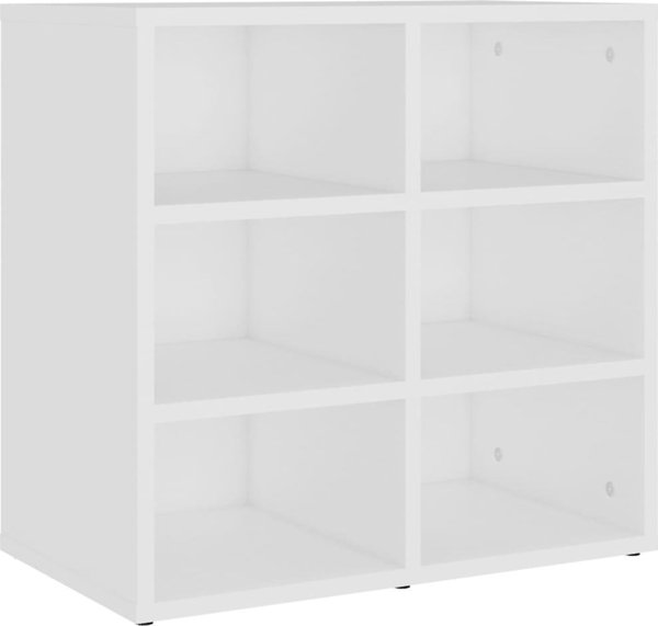 vidaXL Ντουλάπια για Παπούτσια, Σετ 2, Λευκά, 52,5x30x50 cm