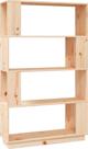vidaXL Βιβλιοθήκη/διαχωριστικό, 80x25x132 εκ., μασίφ πεύκο