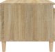 vidaXL Τραπεζάκι καφέ, δρυς Sonoma 100x50x45 cm, συνθετικό ξύλο