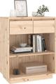 vidaXL Szafka, 60x34x75 cm, lite drewno sosnowe