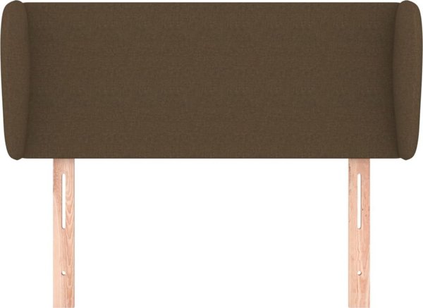 Κεφαλάρι uszak της vidaXL, σκούρο καφέ, 93x23x78/88 εκ., ύφασμα