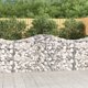 vidaXL Kosze gabionowe, 9 τεμ, 200x30x100/120 εκ, γαλβανισμένο σίδερο
