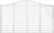 vidaXL Kosze gabionowe, 9 τεμ, 200x30x100/120 εκ, γαλβανισμένο σίδερο