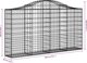 vidaXL Kosze gabionowe, 9 τεμ, 200x30x100/120 εκ, γαλβανισμένο σίδερο