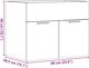 vidaXL Ντουλαπι κατω απο νιπτηρα Sonoma δρυς 60x38,5x46 cm