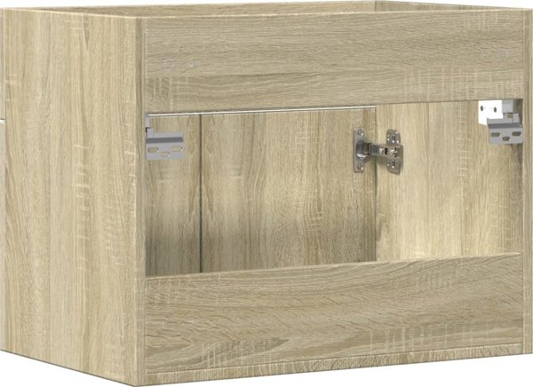 vidaXL Ντουλαπι κατω απο νιπτηρα Sonoma δρυς 60x38,5x46 cm