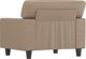vidaXL Fotel kolor cappuccino 60 cm obity sztuczna skora