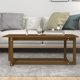vidaXL Τραπεζάκι καφέ, μελί καφέ, 110x55x45 cm, συμπαγές ξύλο πεύκου