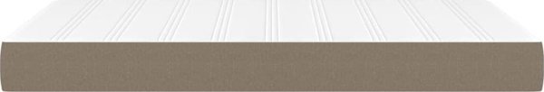 vidaXL vidaXL Materac kieszeniowy, kolor taupe, 120x200x20 cm, tkanina