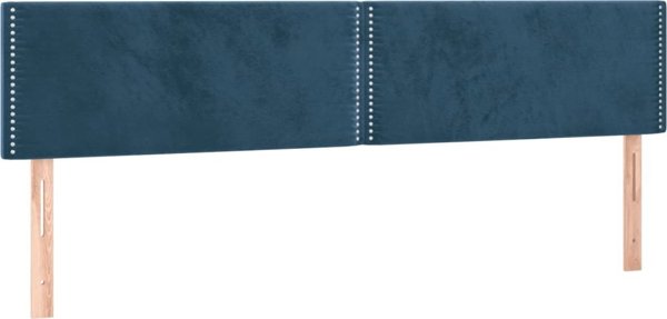 vidaXL Zaglouhek gia krevati, skouronavyntzino, 200x5x78/88 cm, aksamit