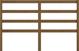vidaXL Επιτοίχιο κεφαλάρι κρεβατιού καφέ, 156x4x100 cm, μασίφ πεύκο