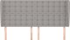 vidaXL Ζαγκλωβός uszak, ανοιχτό γκρι, 163x23x118/128 εκ., υφασμάτινος