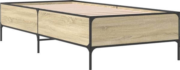 vidaXL Rama κρεβατιού Sonoma 90x200 cm