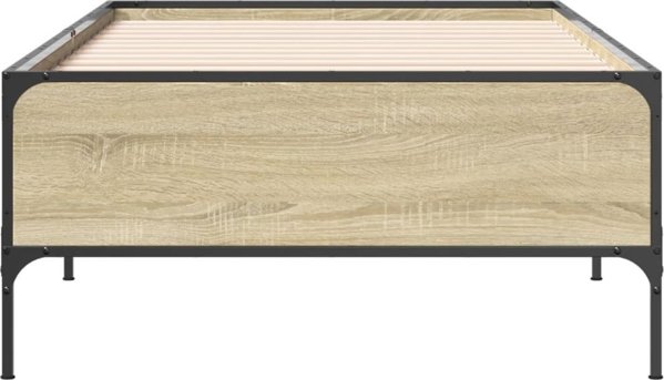 vidaXL Rama κρεβατιού Sonoma 90x200 cm