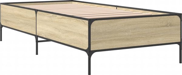 vidaXL Rama κρεβατιού Sonoma 90x200 cm