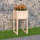 vidaXL vidaXL Donica, 40x40x81 cm, lite drewno sosnowe