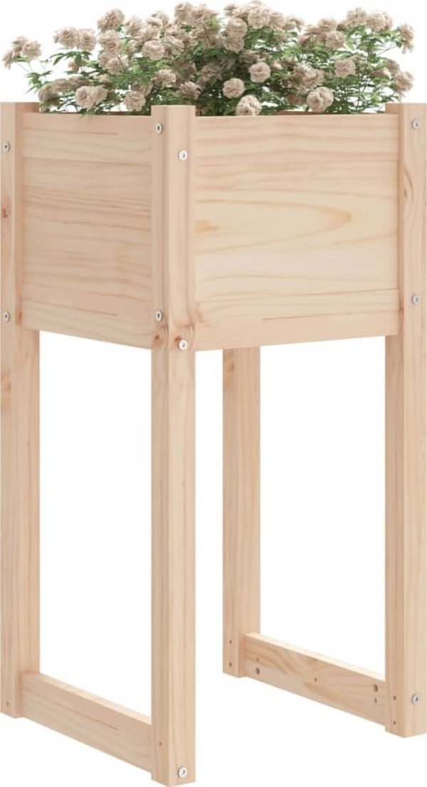 vidaXL vidaXL Donica, 40x40x81 cm, lite drewno sosnowe
