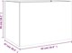 vidaXL vidaXL Donica, oliwkowa, 62x47x46 cm, stal walcowana na zimno