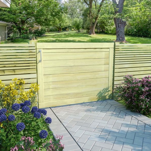 vidaXL Furtka ogrodowa FSC 75 x 100 cm