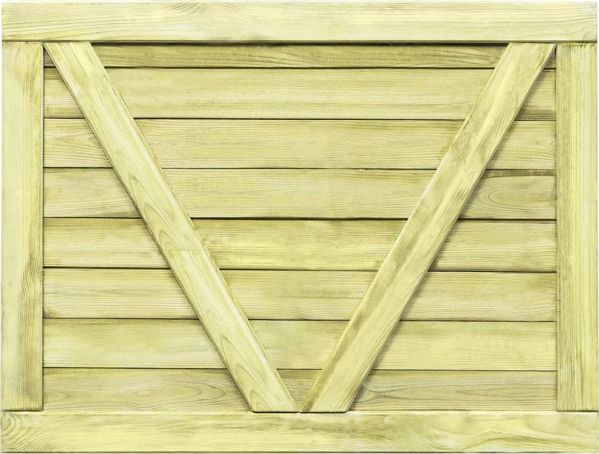 vidaXL Furtka ogrodowa FSC 75 x 100 cm