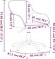 vidaXL Σετ 2 Περιστρεφόμενες Καρέκλες Τραπεζαρίας, Σκούρο Γκρι, Βελούδινο