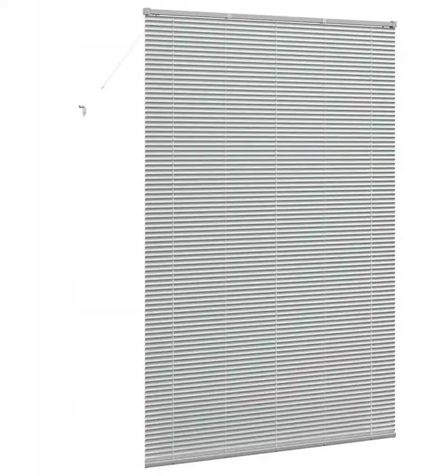 vidaXL Βενετσιάνικες Περσίδες Αλουμινίου, 220 x 145 cm, Ασημί