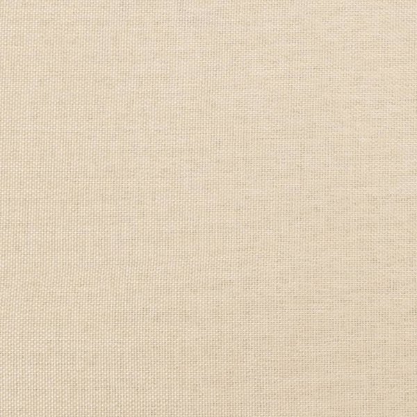 vidaXL Πλάτη uszak, κρεμ, 147x23x78/88 cm, ύφασμα