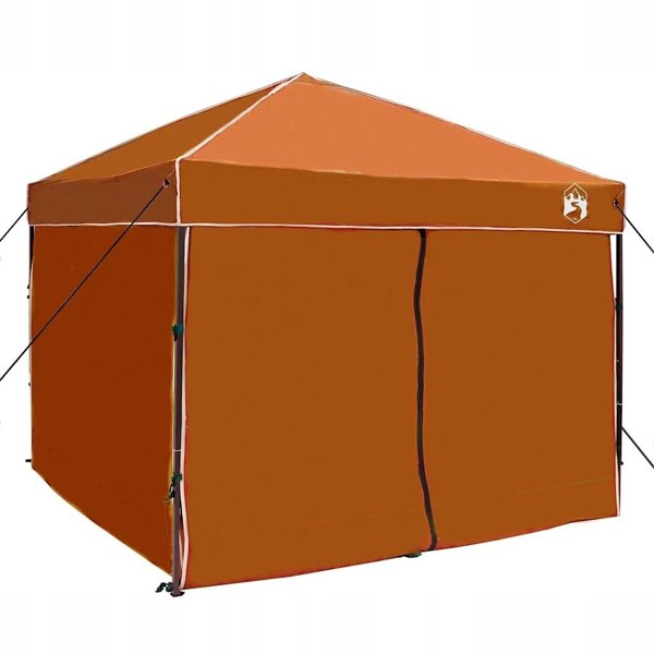 vidaXL Προστατευτική Σκηνή, Πορτοκαλί, 243 x 243 x 251 cm από Ύφασμα