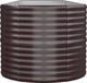 vidaXL Donica κήπου από βαμμένο με πούδρα ατσάλι, 368x80x68 εκ, καφέ