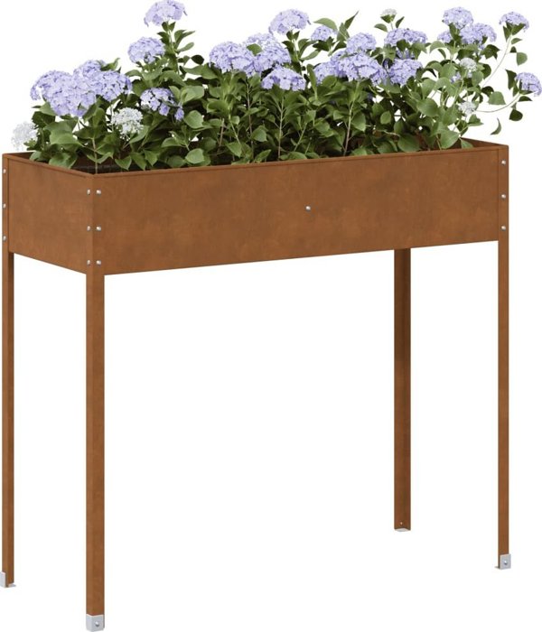 vidaXL vidaXL Donica ogrodowa, 100,5x40,5x90 cm, stal kortenowska