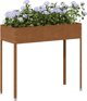 vidaXL vidaXL Donica ogrodowa, 100,5x40,5x90 cm, stal kortenowska