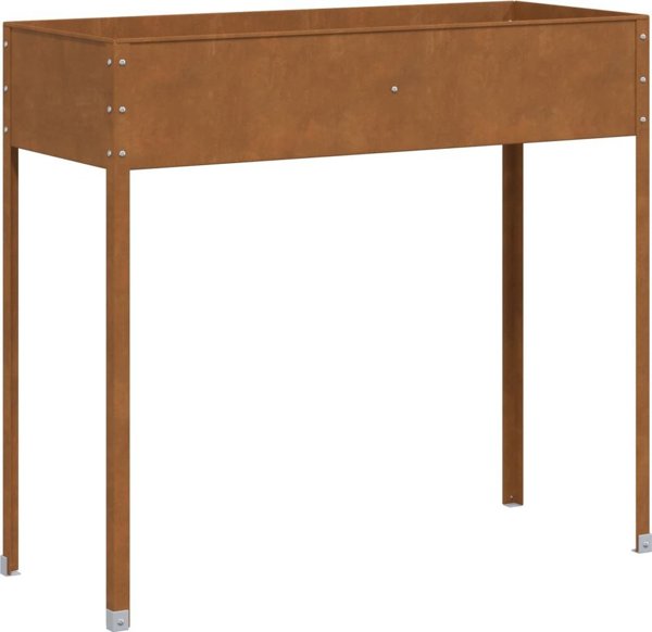 vidaXL vidaXL Donica ogrodowa, 100,5x40,5x90 cm, stal kortenowska