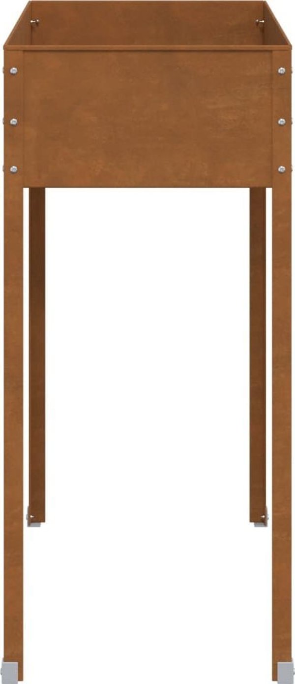 vidaXL vidaXL Donica ogrodowa, 100,5x40,5x90 cm, stal kortenowska