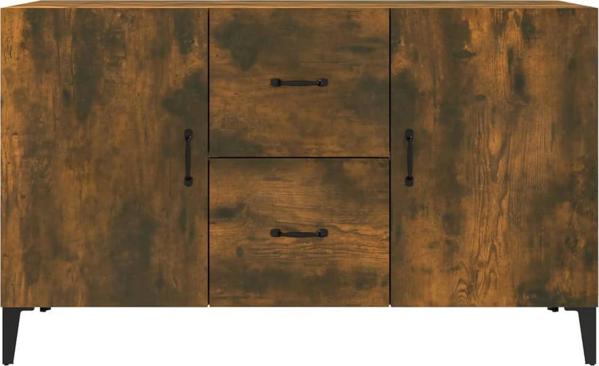 vidaXL Συρταριέρα, καπνιστή δρυς, 100x36x60 cm, σύνθετο ξύλο