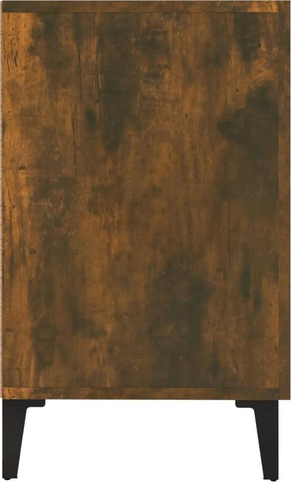 vidaXL Συρταριέρα, καπνιστή δρυς, 100x36x60 cm, σύνθετο ξύλο