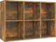 Ραφιέρα βιβλίων vidaXL, καπνιστή βαλανιδιά, 66x30x98 cm