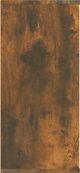 Ραφιέρα βιβλίων vidaXL, καπνιστή βαλανιδιά, 66x30x98 cm