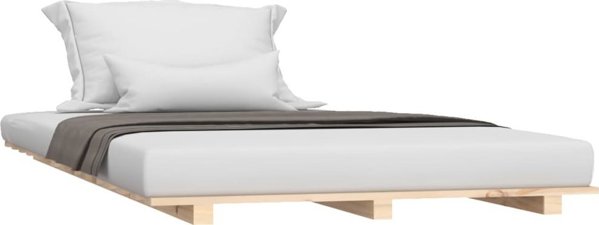 vidaXL Κάτω μέρος κρεβατιού, 100x200 cm, φυσικό πεύκο