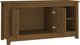 vidaXL Έπιπλο τηλεόρασης μελί καφέ 103x36,5x52 cm από μασίφ πεύκο
