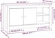 vidaXL Έπιπλο τηλεόρασης μελί καφέ 103x36,5x52 cm από μασίφ πεύκο