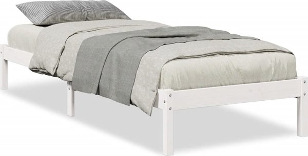vidaXL Dlugie lozko bez materaca, 80x220 cm, lite drewno sosnowe