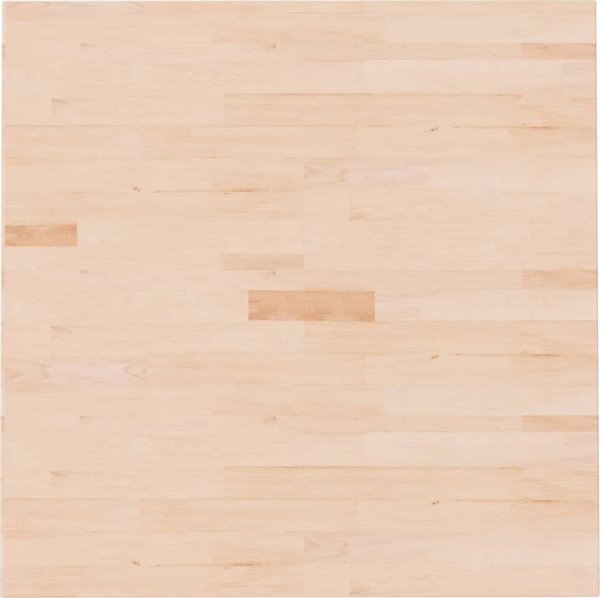 vidaXL Τετράγωνη επιφάνεια τραπεζιού, 80x80x1,5 εκ., ακατέργαστο δρυς ξύλο