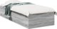 vidaXL Πλαίσιο κρεβατιού 90x200 εκ. γκρι δρυς Sonoma