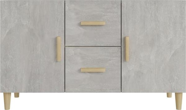 vidaXL Συρταριέρα, απόχρωση σκυροδέματος, 100x36x60 εκ, υλικό ξύλου