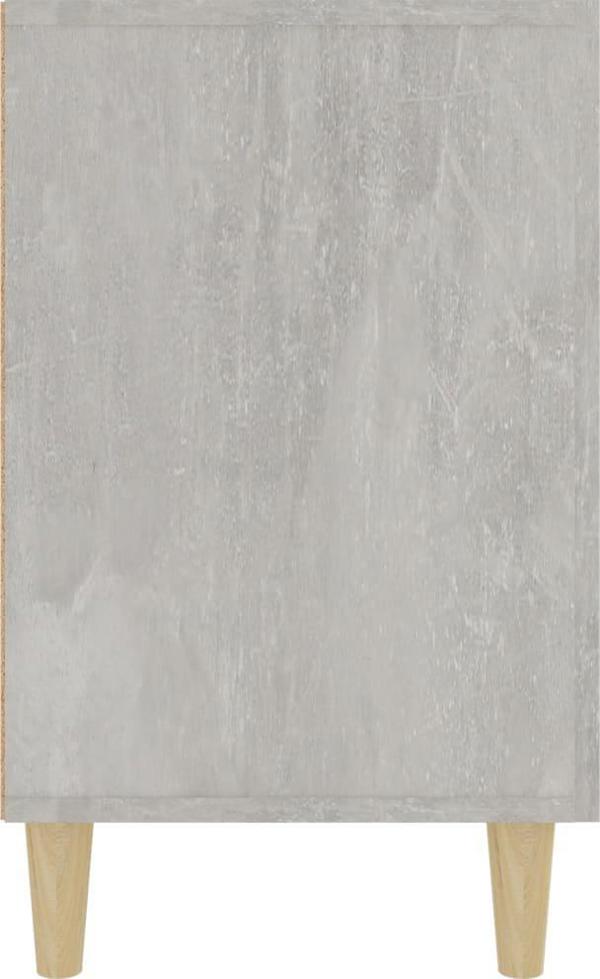 vidaXL Συρταριέρα, απόχρωση σκυροδέματος, 100x36x60 εκ, υλικό ξύλου