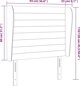 vidaXL Ζαγλωθης Uszak, εκρού, 93x23x118/128 εκ., ύφασμα