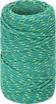 vidaXL Linka zeglarska, zielona, 2 mm, 500 m, polipropylen