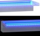 vidaXL Wylewka do wodospadu z RGB LED, stal nierdzewna, 45 cm