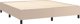 vidaXL Λευκό κρεβάτι με στρώμα, καπουτσίνο, δερματίνη, 160x200 cm