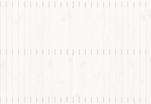 vidaXL Κεφαλάρι κρεβατιού, λευκό, 166x3x110 εκ, από μασίφ πεύκο